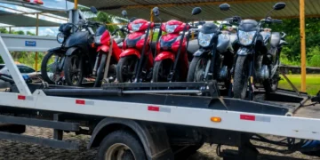 motos apreendidas em santo amaro
