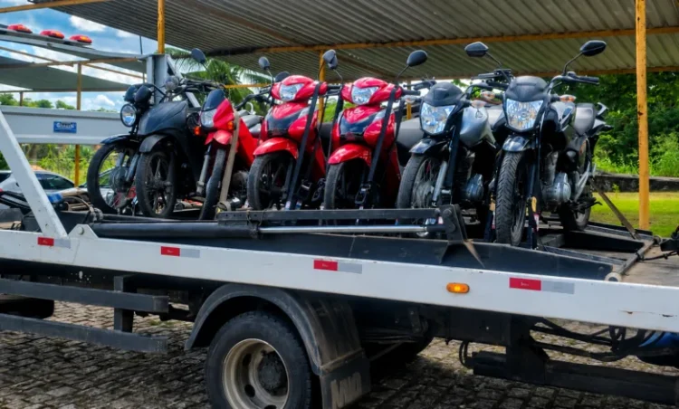 motos apreendidas em santo amaro