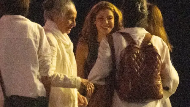 Shakira e Maria Bethânia em ensaio no Rio de Janeiro