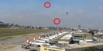 Um Boeing da Gol e uma aeronave da Azul ficaram a apenas 22 metros de distância em Congonhas, gerando pânico no tráfego aéreo | Reprodução