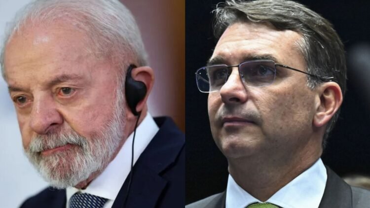 Datafolha aponta Lula com 38% e Flávio Bolsonaro com 35% na corrida eleitoral 1 Reprodução/montagem CNN