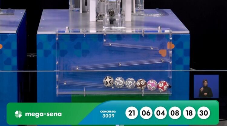 Mega-sena 3.009 tem dezenas reveladas e prêmio milionário em jogo 1 Sena Ana Marin/g1