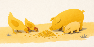 Queda no preço da ração alivia custos de produção nas granjas de aves e suínos • imagem CNN Agro
