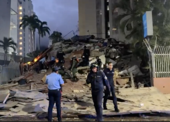 terremoto na Venezuela - prédio desabou