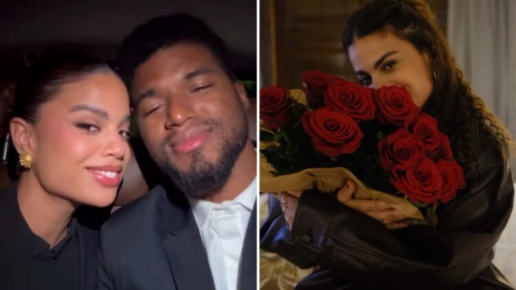 Clara Buarque e João Pedro Januário oficializam romance no Dia dos Namorados 1 Clara ao som de uma música romântica de Djavan , reforçando ainda mais os rumore