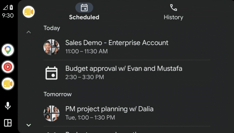 Google Meet é liberado no Android Auto com chamadas de voz