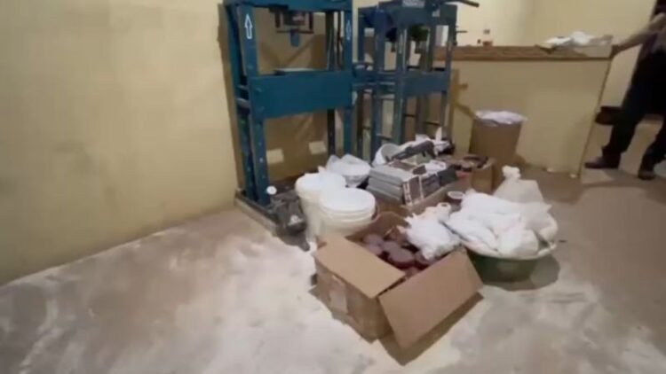 Laboratório foi descoberto durante diligências da Polícia Civil, por meio da Operação Timeline | Divulgação | PCBA