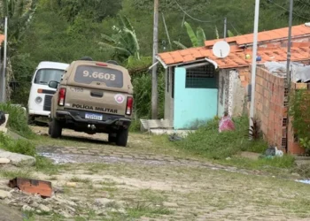carro da Polícia Militar da Bahia em Conceição do Jacuípe