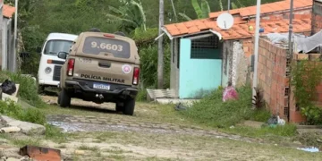 carro da Polícia Militar da Bahia em Conceição do Jacuípe