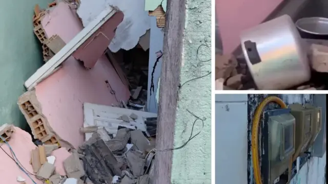 botijão de gás explode em Santo Antônio de Jesus