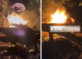 policia destroi drogas em muniz ferreira