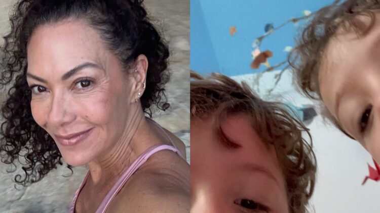Fabiula Nascimento exibe a doçura dos filhos gêmeos Roque e Raul em novas fotos 1 Reprodução / Instagram @fabiulaa
