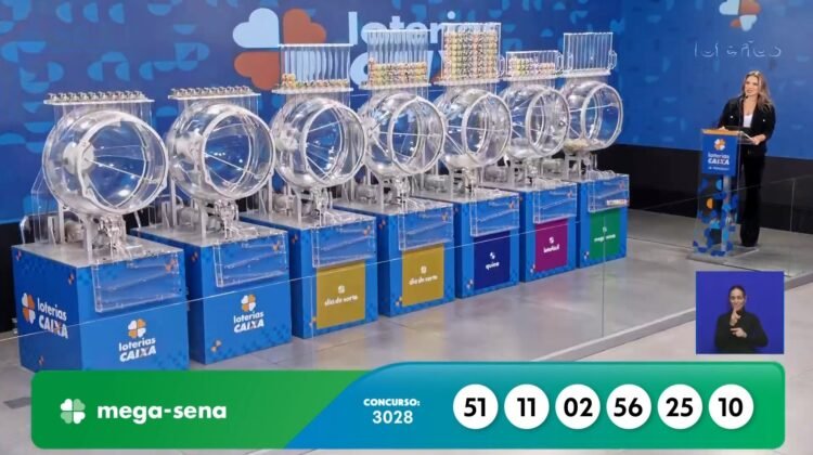 Sorteio da Mega-sena 3028 revela dezenas; prêmio de R$ 37 milhões aguarda ganhadores 1 Sena Ana Marin/g1