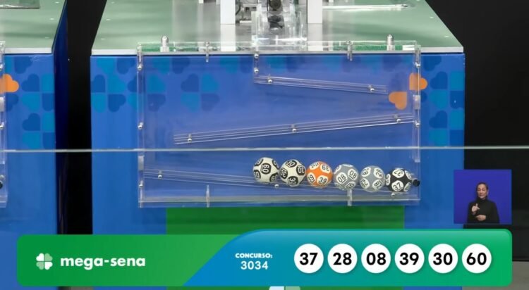 Mega-sena sorteia prêmio de 40 milhões de reais no concurso 3034