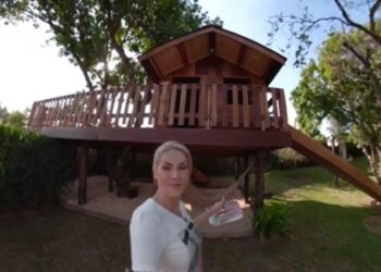 Mansão de Ana Hickmann revela casa na árvore de dois andares com design exclusivo