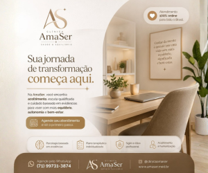 Clínica AmaSer Psicologia, atendimento online