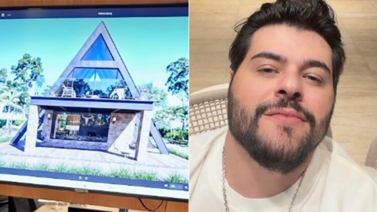 Sertanejo Cristiano e Paula Vaccari revelam projeto sofisticado para o sítio da família