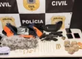 apreensão em Cruz das Almas: armas, drogas, munições