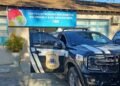 carro da polícia civil em frente do centro integrado dos direitos das crianças e do adolescente em Vitória da Conquista