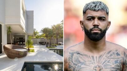 A luxuosa mansão de Gabigol no Guarujá que impressiona com área de lazer estilo boate