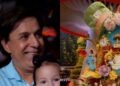 Aniversário de 1 ano da neta de Tom Cavalcante ganha decoração inspirada em Alice no País das Maravilhas
