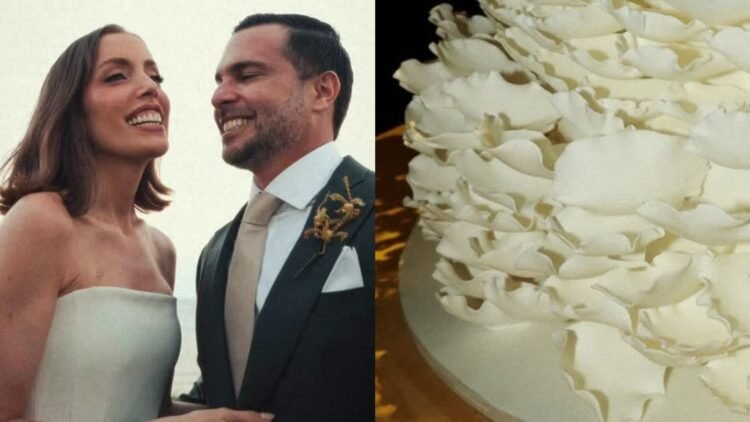Bolo de Fabiana Justus na Bahia: detalhes da criação inspirada no oceano