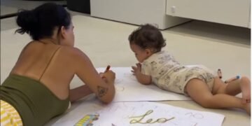 Carol Macedo detalha superação de depressão pós-parto após susto com filho