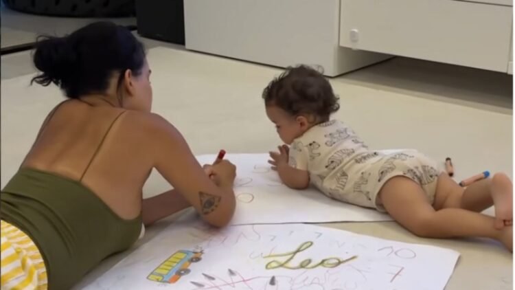 Carol Macedo detalha superação de depressão pós-parto após susto com filho