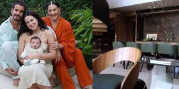 Conheça a mansão sustentável de Claudia Raia com cinema privativo e vista para represa