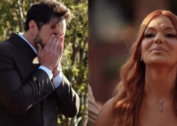 Eliezer chora de emoção ao ver Viih Tube em deslumbrante vestido de noiva