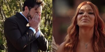 Eliezer chora de emoção ao ver Viih Tube em deslumbrante vestido de noiva