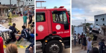 imagens da explosão em saj - santo antônio de jesus