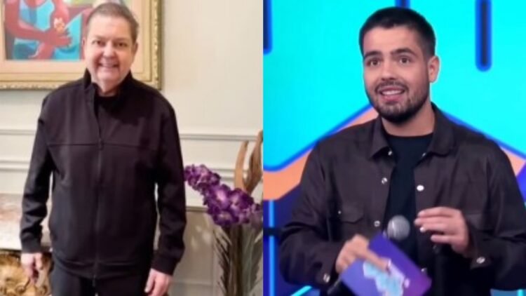 Faustão reaparece na televisão e emociona João Silva com homenagem especial