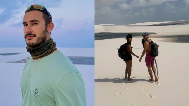 Filipe Bragança e Ramille celebram férias após fim de gravações em Lençóis Maranhenses 1 Filipe Bragança e Ramille celebram férias após fim de gravações em Lençóis Maranhenses