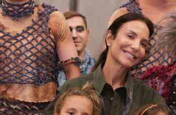Ivete Sangalo leva filhas gêmeas ao Cirque du Soleil em aparição pública rara