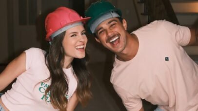 Larissa Manoela e André Luiz Frambach detalham reforma e imprevistos em nova mansão