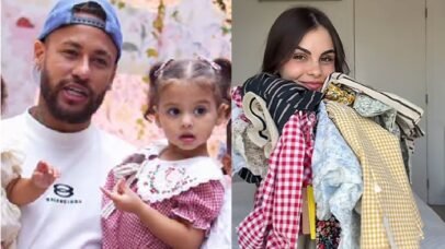 Looks da filha de Neymar, Helena, surpreendem por preços acessíveis e estilo nas redes