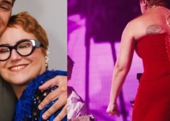 Maria Rita celebra nova fase da turnê Redescobrir ao lado do filho Antonio