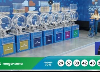 Mega-sena 3045 sorteia prêmio de quase 37 milhões de reais