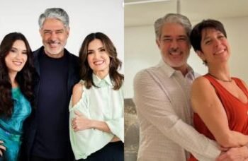 Natasha Dantas apoia William Bonner em entrevista conduzida por Fátima Bernardes
