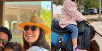 Nathalia Dill compartilha momentos raros em família durante refúgio na natureza