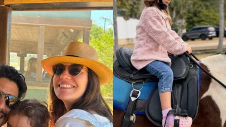Nathalia Dill compartilha momentos raros em família durante refúgio na natureza 1 Nathalia Dill compartilha momentos raros em família durante refúgio na natureza