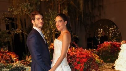 Show de Ivete Sangalo e vestido bordado por 1300 horas marcam casamento de herdeiro da Cimed