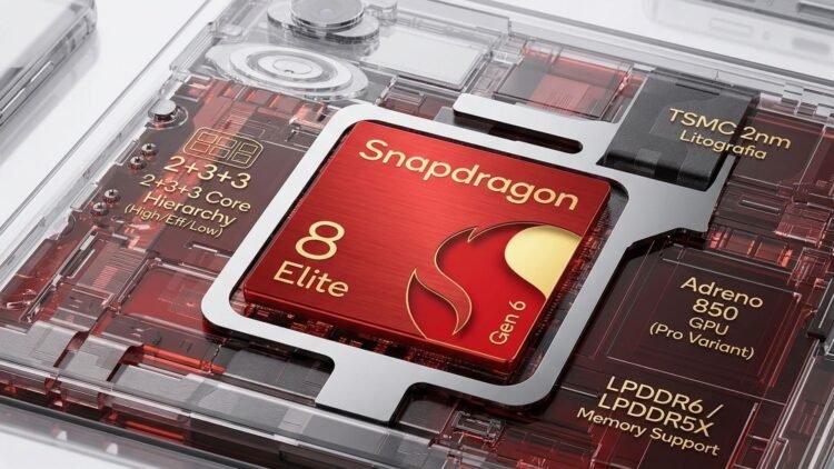 Snapdragon 8 Elite Gen 6 tem novos nomes e detalhes técnicos revelados