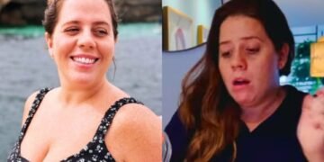 Tati Machado compartilha rotina da gestação e detalha susto com brincadeira do marido