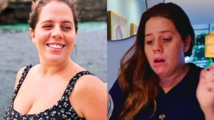 Tati Machado compartilha rotina da gestação e detalha susto com brincadeira do marido