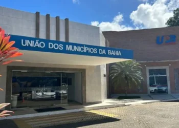 Fachada da sede da União dos Prefeitos da Bahia - UPB, em Salvador