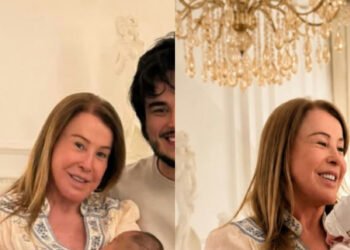 Zilu Camargo compartilha momento raro ao lado do filho Igor e da neta Florença