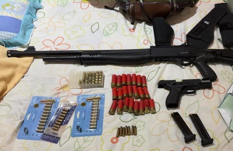 Armas apreendidas santo amaro
