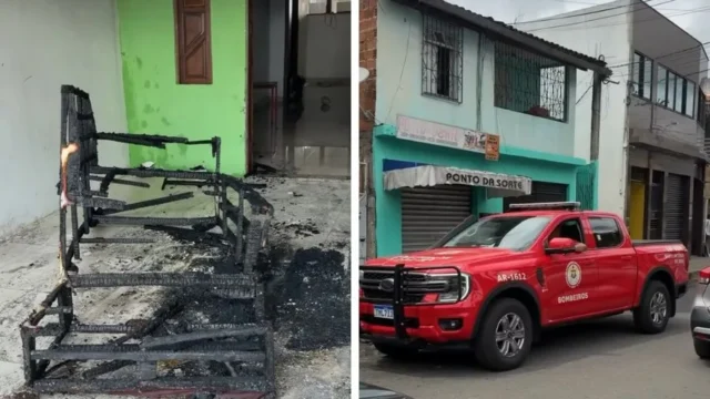 homem ateou fogo em sofá após perder dinheiro em jogo do tigrinho